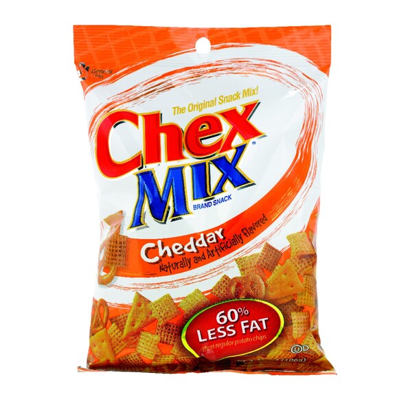 Chex Mix Cheddar Cheese Snack Mix 3.75 oz Bagged 693398 Zoro